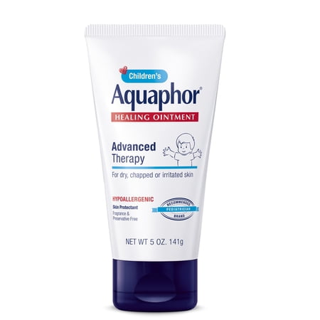 Aquaphor Children's Healing Ointment for Dry, Chapped or Irritated Skin, Hypoallergenic, 5 oz