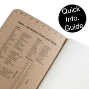 Urby Left Handed Notebooks Field Pocket Note Size, 5.5'' X 3.5'', 72 Pages. 3pk mixed