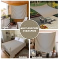 thumbnail image 6 of Beige Gray Ombre Tapestry for Bedroom Wall Hanging Tapestry, Modern Gradient Abstract Art Ceiling Backdrop Tapestries Poster Blanket Wall Decor for Teens Room Living Room Dorm 51" x 59", 6 of 8