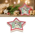 thumbnail image 1 of Christmas Star Decoration, Interesting Not Easy To Fade LED Star Shaped Ornament Attractive  for Home for Dining Table, 1 of 8