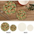 thumbnail image 4 of FREEAMG Cute Hedgehog Round Trivets Pot Holders 2 Pcs, Heat Resistant Cotton Thread Weave Trivets for Hot Dishes, Cooking, Baking, Farmhouse, Kitchen Decor, 4 of 7