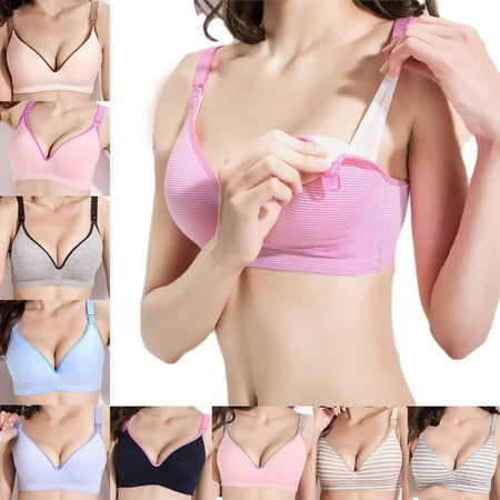

Tejiojio Maternity/Labor/Nursing Clothing Clearance Women Feeding Nursing Pregnant Maternity Bra One Piece Breastfeeding Underwear