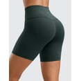 thumbnail image 3 of CRZ YOGA Womens ButterLuxe Biker Shorts 6 Inches High Waisted Workout Running Yoga Shorts, 3 of 4