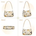 thumbnail image 7 of FORMRS Womens Shoulder Bag with Chain Strap Clutch Purse Cute Tote Handbag, Halloween Cute Ghosts, 7 of 7