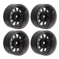 thumbnail image 4 of <p>Rc Car Wheel Rim 4PCS RC Wheel Rim Set Zinc Alloy Steel Universal 1.9 Inch 10 Rims RC Crawler Car Wheel Hub For Axial SCX10 II III</p>, 4 of 7