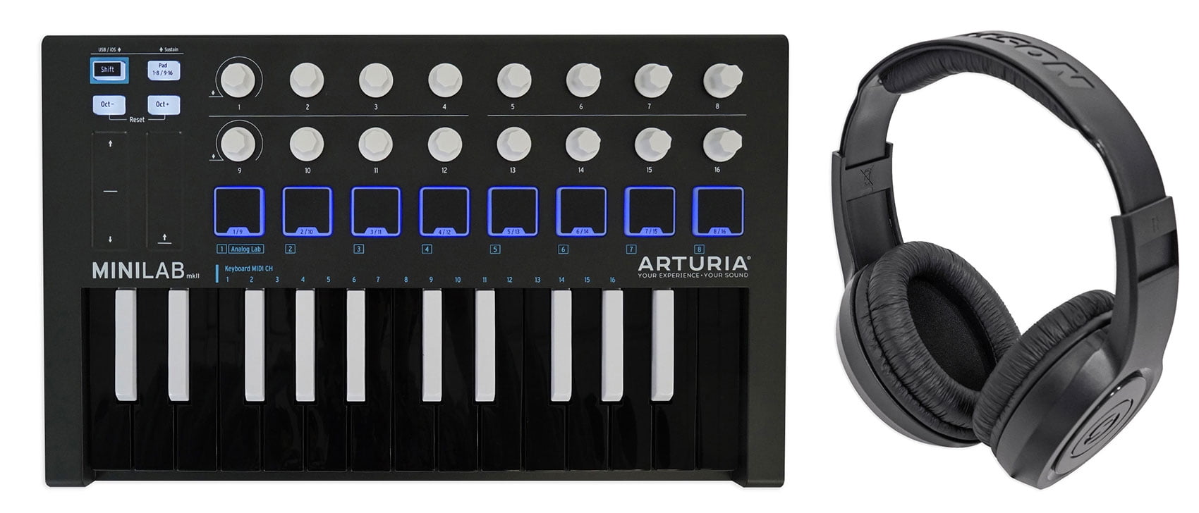 Arturia Minilab MkII Inverted Bus Powered 25-Key Keyboard
