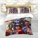 thumbnail image 5 of Cadetes Mech Conjunto de sábanas temático, trío de piezas, cómodo y amigable con la piel, diseño único, regalo de decoración para el hogar para familiares, amigos y fans,173cm *218cm, 5 of 6