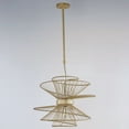 thumbnail image 3 of Zeta 2 - Light Natural Aged Brass Brass Modern - LED Aluminum And Steel Pendant Light, 3 of 4