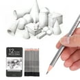 thumbnail image 2 of Zyyini 12Pcs Pencil Set Graphite Drawing Sketching Pencils with Box Art Painting Accessory,Paint Pencil,Pencil, 2 of 10
