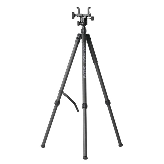 BOG DeathGrip Sherpa Carbon Fiber Tripod with Heavy Duty Construction, 360 Degree Ball Head, Quick-Release Arca-Swiss Mount System, and Optics Plate for Hunting, Shooting, Glassing, and Outdoors