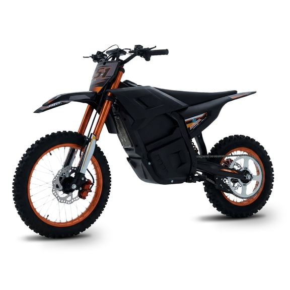 2000W Off-Road Electric Dirt Bike for Teens 13 , Up to 30MPH Speed, 14-Inch Knobby Fat Tires, 3 Riding Modes, 48V 20AH Removable Battery, Electric Motorcycle for Outdoor Adventures, Orange