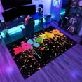 thumbnail image 3 of Vintage Colorful Paint Area Rugs 5x7 Rug Paint Splatter Multicolor Graffiti Indoor Rugs Machine Washable Soft Indoor Outdoor Carpet, 3 of 6