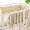 thumbnail image 3 of Cama de Cuna de Guardería para Bebé, Parachoques Grueso, Cuna Pieza Alrededor Del Cojín, Almohadas Protectoras para Cuna, Decoración de La Amarillo Yotijar Cojín de parachoques de cabecera, 3 of 8