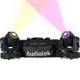 thumbnail image 1 of Set 2 Cabeza Movil Aro Rgb Robotica 90w Con Mochila, 1 of 7