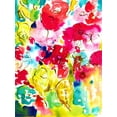 thumbnail image 2 of Minasian, Julia 25x32 Black Ornate Wood Framed with Double Matting Museum Art Print Titled - Flower Array I, 2 of 4