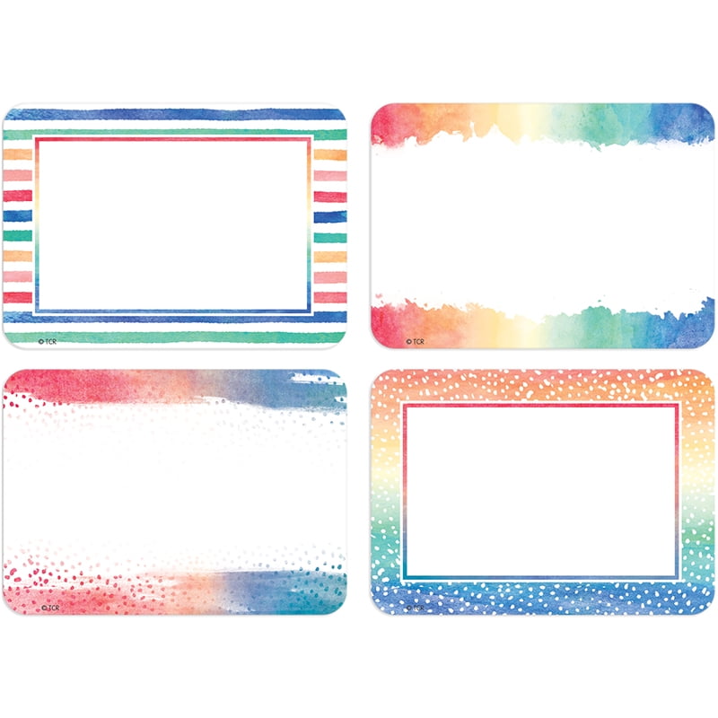 Teacher Created Resources Tcr68 Watercolor Name s Labels Walmart Com Walmart Com Teacher Created Resources Tcr68 Watercolor Name s Labels Walmart Com Walmart Com
