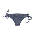 thumbnail image 2 of Victoria's Secret Pink Mini Cheekster String Bikini Swim Bottom Shiny Navy Blue Size X-Small NWT, 2 of 2