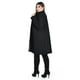 thumbnail image 3 of Abrigo largo de cuello Mao Roman Fashion /Tallas Extras, 3011 (Negro) negro 38, 3 of 6