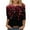 ZA Black, variant on Htigea Womens Heart Print Shirts Casual 3/4 Sleeve Crewneck Pullover Tops Valentines Day Tunic Tees Soft Cozy Daily Blouses Red,M