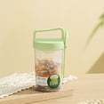 thumbnail image 6 of Reusable Overnight Oats Container with Lid and Spoon Leakproof Bpa-free Portable Breakfast Cup for Yogurt Cereal On-the-go Meals, Ukhbmc | Green, 6 of 9