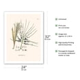 thumbnail image 2 of Palm Seeds and Flowers (Hyospathe Elegans) - Vintage Botanical Illustration by Carl Friedrich Philipp von Martius c.1820s - Fine Art Matte Paper Print (Unframed) 24x32in, 2 of 4