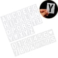 thumbnail image 2 of MOVTOTOP 42Pcs English Letters Painting Stencils Letters Templates Alphabet Stencils Letter Number Templates, 2 of 7