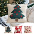 thumbnail image 1 of Ganfancp Christmas Style Tufted Pillow Cover Living Room Sofa Snowman Christmas Tree Sofa Pillow Cover 17.71X17.71In Liquidación Ventas Hoy Ofertas Prime 1* Funda de Almohada, 1 of 6