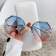 thumbnail image 2 of Rimless  Sunglasses Women Shades UV400 Protection Rimless Vintage Sun Glasses Rimless Gradient Sun Glasses Rhinestone Retro Sunglasses for Outdoor Activity, 2 of 8