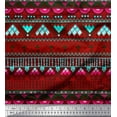 thumbnail image 1 of Soimoi Poly Georgette Fabric Geometric & Semi Mandala Decorative Printed Craft Fabric by The Yard 42 Inch Wide, 1 of 1