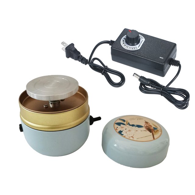 Máquina de cerámica Irfora Mini máquina de cerámica Máquina de cerámica eléctrica Rueda de cerámica eléctrica Máquina de cerámica Máquina de cerámica DIY para niños Niños Estudiante Regulación de velo Irfora Máquina de cerámica