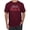 Maroon, variant on Normal Isn't Coming Back Jesus Is Inspirational/Christian Men's Graphic T-Shirt, Kelly, Small