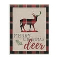 thumbnail image 3 of Stupell Merry Christmas Deer Wall Plaque Art 13 x 19, 3 of 5