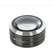 Satechi ReadMate LED Desktop Magnifier with up to 5X Magnification - Carrying Case Included (Black) Black