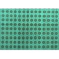 thumbnail image 1 of Ahgly Company Indoor Rectangle Abstract Turquoise Blue Modern Area Rugs, 7' x 9', 1 of 4