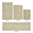thumbnail image 2 of Better Trends Bath Rugs 4 Piece Set 100% Cotton Bathroom Rug Soft, Water Absorbent, Reversible, Machine Washable for Bathroom Decor Toilet Base Contour And, Bath Mat Sand Lux Collection, 2 of 4
