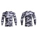 thumbnail image 4 of Soidarity Camisa delgada deportiva de manga larga de estilo informal de diseño Simple para hombre, camisetas estampadas de poliéster con cuello Uniforme atlético Gris negro SG Soidarity OD028984-17, 4 of 6