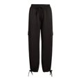 thumbnail image 5 of Time and Tru Women's Satin Jogger Mid Rise Pants, 27" Inseam, Sizes XS-XXXL, 5 of 5