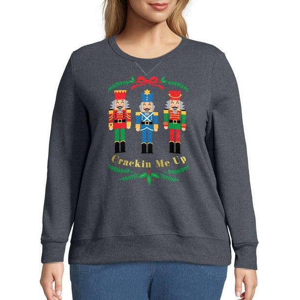 Just My Size Just My Size Women's Plus Size Ugly Christmas Sweater