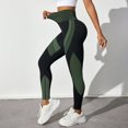 thumbnail image 4 of Color Block Leggings for Women Stretch High Waisted Buttery Soft Yoga Pants No See Through Running Athletic Tights, 4 of 9