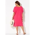 thumbnail image 2 of Swimsuits for All Women's Everly Cotton Gauze Cover Up Tunic, 2 of 6