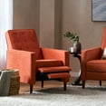 thumbnail image 5 of GDF Studio Birch Recliner, Muted Orange, 5 of 14