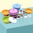 thumbnail image 3 of Juego de juguete Zulema 17Pcs Cocina Comida Cocina Juego de rol, 3 of 8