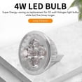 thumbnail image 2 of 4W Dimmable MR16 LED Bulb/3200K Warm White LED Spotlight/50 Watt Equivalent Bi Pin GU5.3 Base/330 Lu, 2 of 5