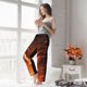 thumbnail image 5 of Fotbe Magma Fire Black Dragon Pantalones de Pijama para Mujer, Pantalones de Dormir, Pantalones Pj con Cordón y Bolsillos-3X-Large, 5 of 6