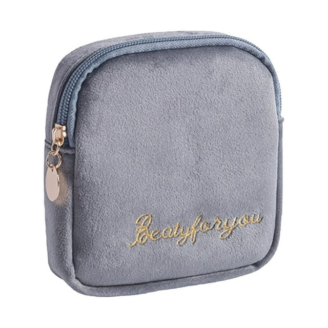 Yisang Flannel Sanitary Napkin Storage Bag Aunt Towel Earphone Banknote Clutch Small Portable Multifunctional Storage Bag