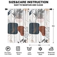 thumbnail image 2 of Blackout Kids Curtains,Blue Boho Abstract and Plant Pattern Childrens Insulated Curtains Set Of 2,Bedroom Essentials,Toddler Room Decor 52x84in(132x213cm), 2 of 5