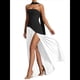 thumbnail image 3 of Vestido Tubo con Hombros Descubiertos y Diseño Lateral para Mujer, Ideal para Salir. Vestido Informal y Elegante. y Negro L, 3 of 9