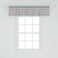 thumbnail image 2 of Ambesonne Geometric Window Valance, Ornate Western Motif, 42" x 12", Multicolor, 2 of 3