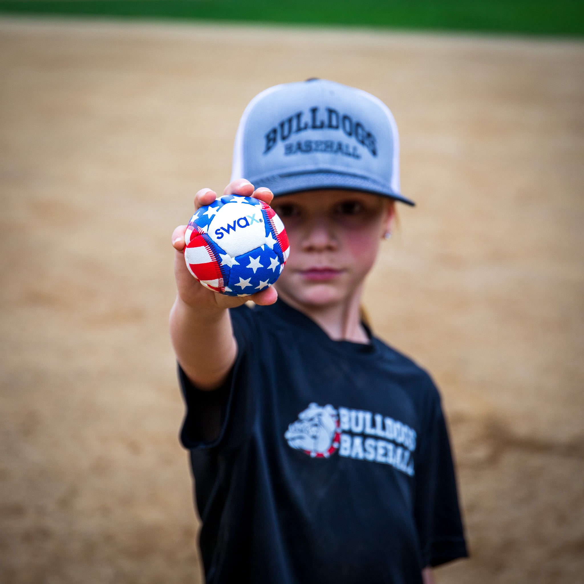 Swax Training Baseball – Stars & Stripes Edition, Regulation Size