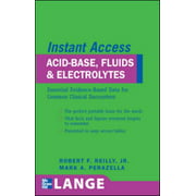 Angle View: LANGE Instant Access Acid-Base, Fluids, and Electrolytes, Used [Paperback]